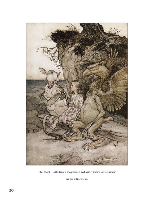 Arthur Rackham image from Alice Illustrated